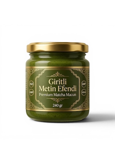 Giritli Metin Efendi Matcha Premium Bitkisel Destek Macun 240 Gr