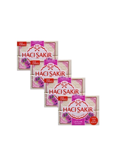 Hacı Şakir Leylak Kalıp Sabun 4 x 150 G x 4 Adet