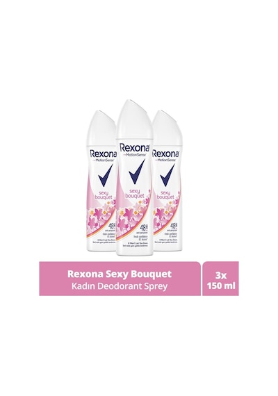 Rexona Sexy Bouquet Kadın Sprey Deodorant 150 ML x 3