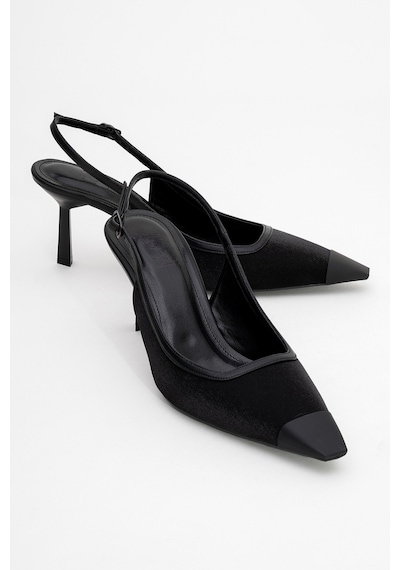 Luvishoes Luvi Shoes Alive Siyah Saten Mat Burun Detaylı Kadın Topuklu Ayakkabı Saten Siyah Luvishoes Luvi Shoes Alive Siyah Saten Mat Burun Detaylı Kadın Topuklu Ayakkabı Saten Siyah