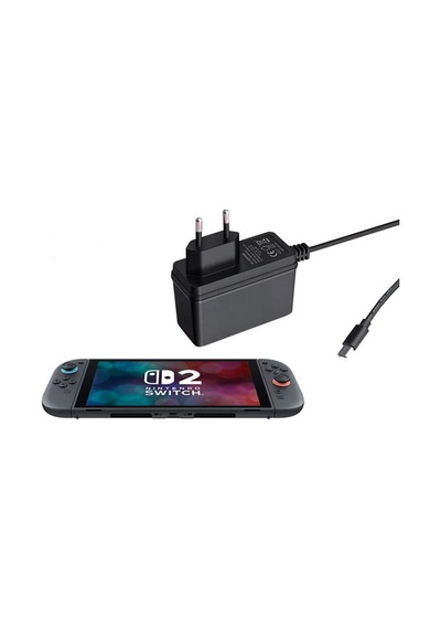 Nintendo Switch Ve Nintendo Switch 2 Uyumlu Şarj Cihazı 45w Dobe Tns-869a
