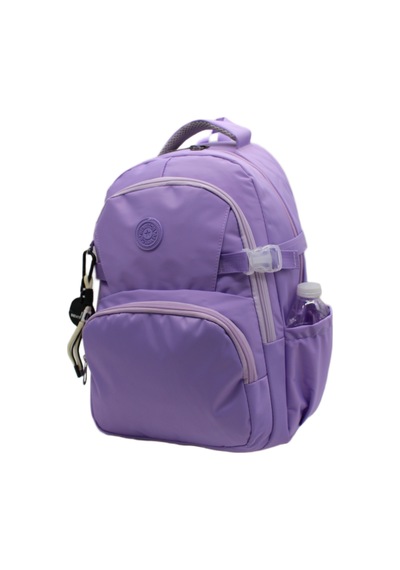 Okul Çantası Suya Dayanıklı Kumaş Unisex Okul Sırt Çantası Lila 34500