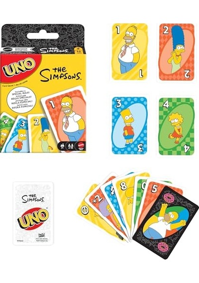 Ayrex Uno Simpsons Kartlar Jhb16
