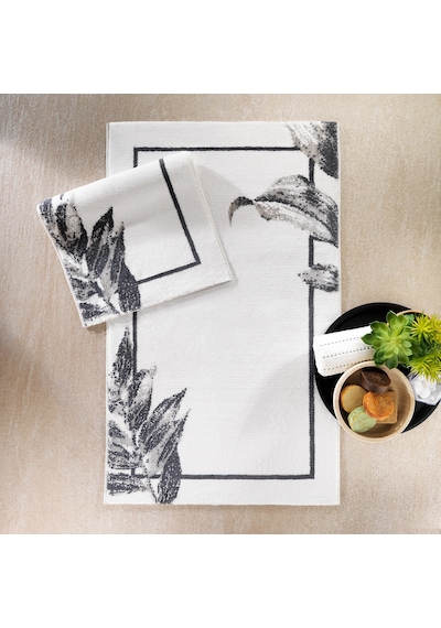 Schafer Home Leafy 2 Li Pamuk Floş Banyo Paspası-gri Gri