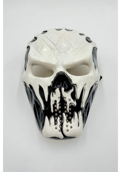 Beysüs Cadılar Bayramı Halloween Dark Fang Maske Siyah Beyaz Tüm Yaşlar 78907495