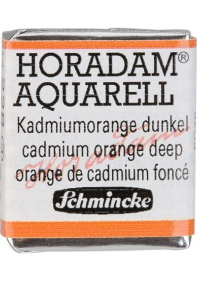 Schmincke Horadam Aquarell Artist Sulu Boya Cadmium Orange Deep Yarım Tablet