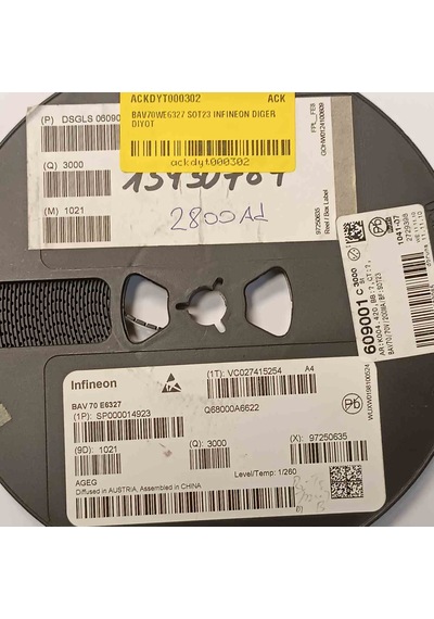 Bav70e6327 Sot23 Infıneon Diyot 250 Adet