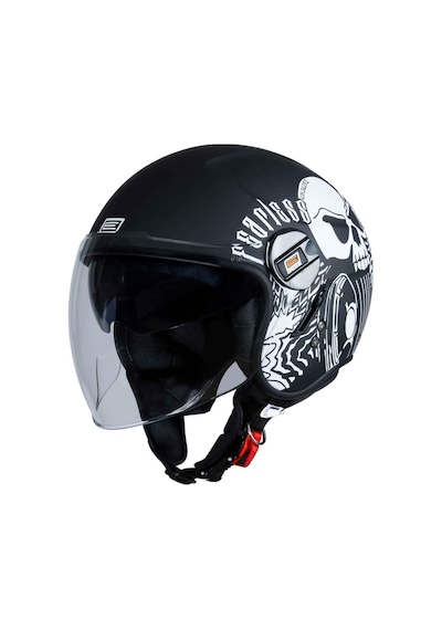 Origine Alpha Fearless Açık Motosiklet Kaskı Mat Siyah