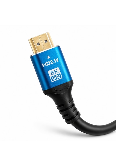 6060 8k Ultra Hd 2.1v 48gbps Hdmi Kablo 1.5 Metre Altın Kaplama Led Tv