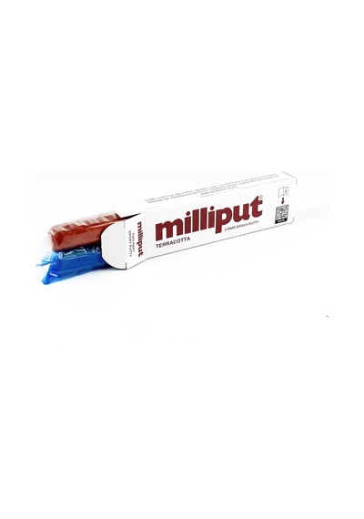 Milliput 04 Terracota Kahverengi Tip, Çift Bileşenli Epoksi Putty Macun - 2x56 112 Gram