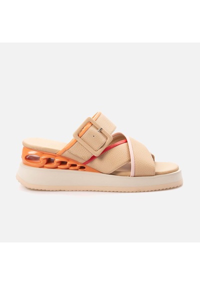Noa Harmon Kadın Terlik 9643 Multi Beige