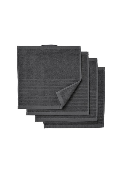 Ikea 4 Adet El Havlusu, Koyu Gri Renk 30x30 Cm Pamuk,4 Li El-kuru