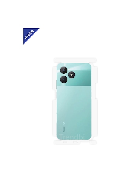 Realme C51 Mat Arka Ve Yan Koruyucu Poliüretan Film