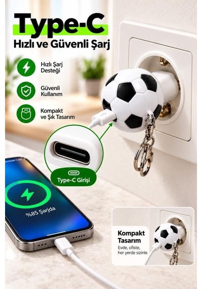 Özel Seri Şarj Adaptörü C41 Beyaz Siyah 20w Ofis Gereci Bireysel Kullanım Cep Aksesuarı