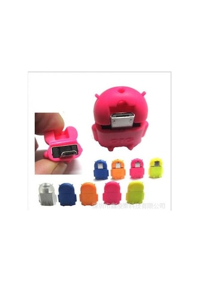 Android Adam Micro Usb Otg Çevirici - Siyah