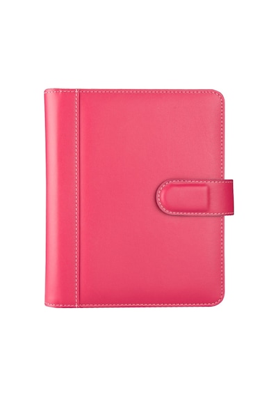 Organizer Ajanda Tarihsiz Çizgili 4 Halkalı 19.5x23 CM - Fuşya