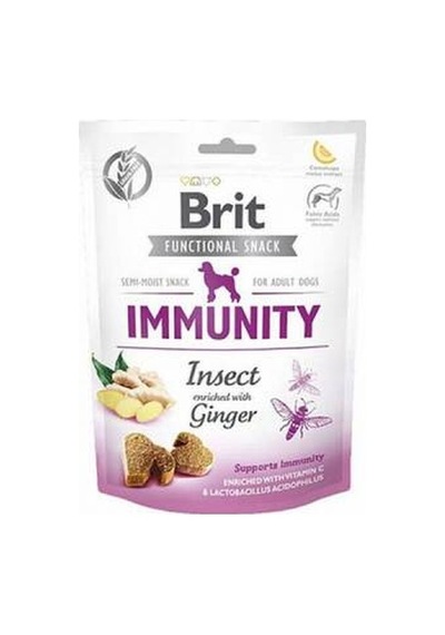 Brit Immunity Bağışıklık Destekleyici Zencefil Ve Larva Proteinli Köpek Ödülü 150 Gr