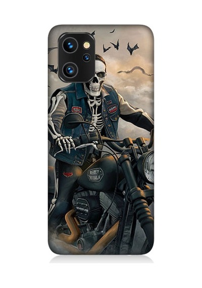 Reeder S19 Max Pro Uyumlu İskelet Motosiklet Desenli Silikon Kılıf