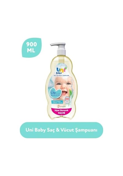 Saç Ve Vücut Şampuanı 900 Ml Açık Bej