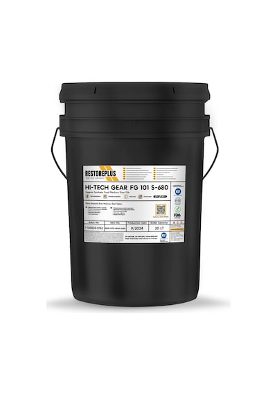 Restoreplus Hi-Tech Gear Fg 101 S-680 Ağır Sanayi Tipi Gıda Makinesi Dişli Yağı 20 L