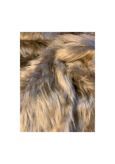 İthal Yumuşak Paris Peluş Kumaş Yüksek Kalite 50 150 Cm Bej Bej