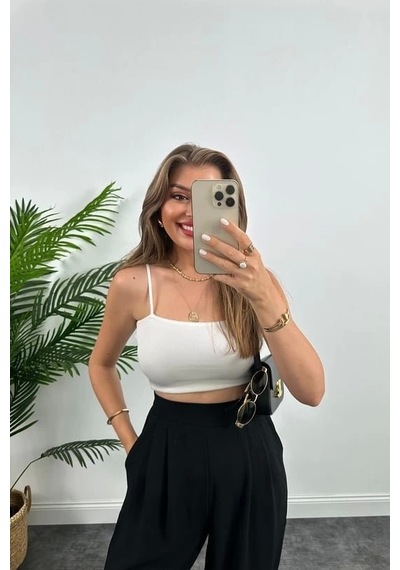 Defymoda Kadın Yüksek Bel Hürrem Pantolon Siyah