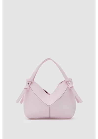Shule Bags Rada Asimetrik Charmlı El Ve Çapraz Sakura Pembe Açık Pembe