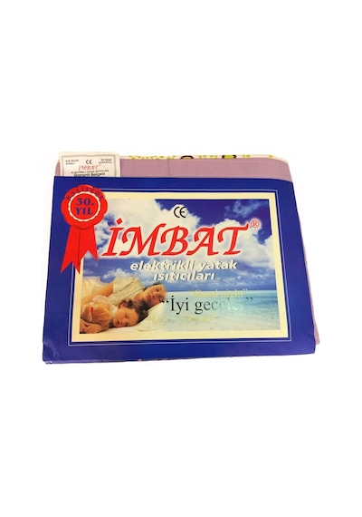 İmbat 120x150 Cm Çift Kişilik Elektrikli Battaniye Çok Renkli