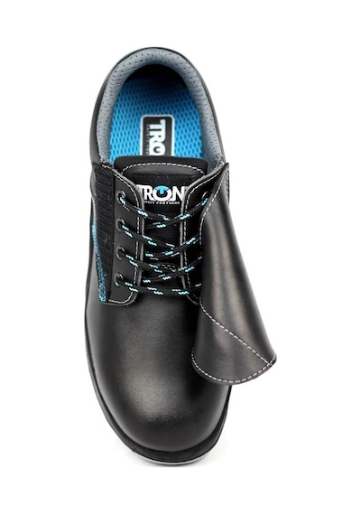 Tron A22 S3 Ara Taban Kapaklı Kaynakçı İş Güvenliği Ayakkabısı-12444 Siyah Suede