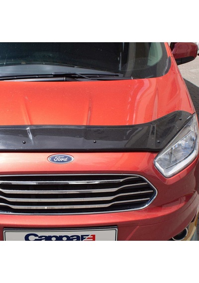 Cappafe Ford Courier Ön Kaput Koruyucu Rüzgarlık 4Mm Abs 2014-