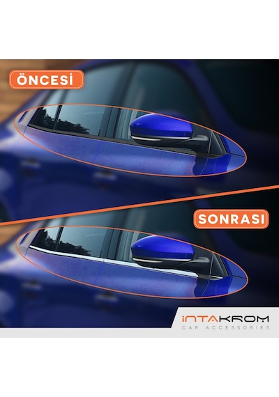 Renault Megane 4 Krom Cam Çıtası 6 Parça 2016 - 2022
