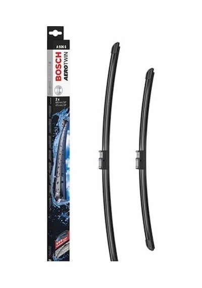 Bosch 3397118936 Aerotwın Silecek 60 45CM Flatblade-Muz Tipi Golf
