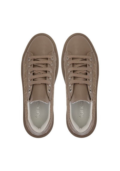 Tamer Tanca Kadın Suni Deri Bej Sneakers & Spor Ayakkabı 817 9878 Bn Ayk Sk25-26 Nude Rgn Bej