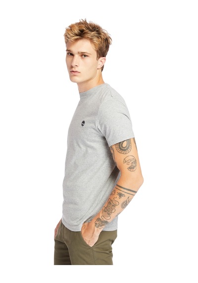 Timberland Ss Dunstan Rıver Jersey C Gri Erkek Kısa Kol T-shirt Gri