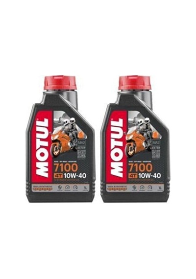 Motul 7100 4t 10w40 1 Litre - %100 Sentetik 2 Adet