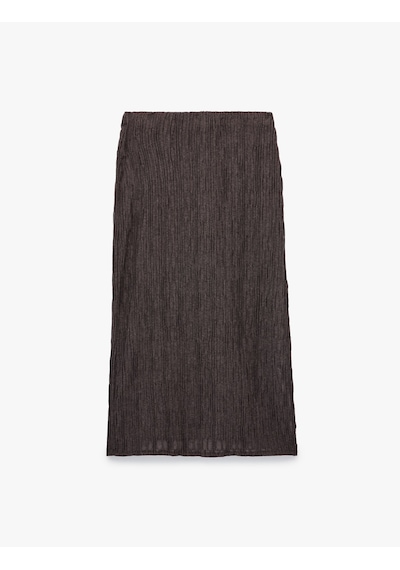 Koton Slim Fit Yırtmaçlı Bürümcük Kumaş Dokulu Midi Kalem Etek Kahverengi 7wak10272ek Kahve Koton Slim Fit Yırtmaçlı Bürümcük Kumaş Dokulu Midi Kalem Etek Kahverengi 7wak10272ek Kahve