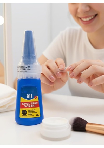 Ultra Güçlü Profesyonel Protez Tırnak Yapıştırıcısı 22 Gram - Hızlı Etkili Tips Takma Tırnak Yapıştırıcı, 722389