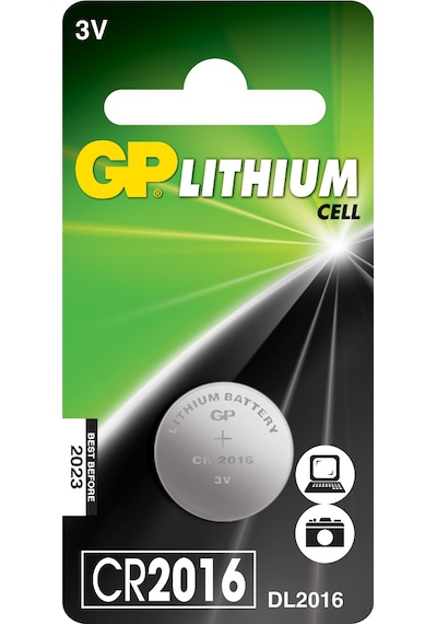 GP CR2016-U1 3V Lityum Düğme Pil