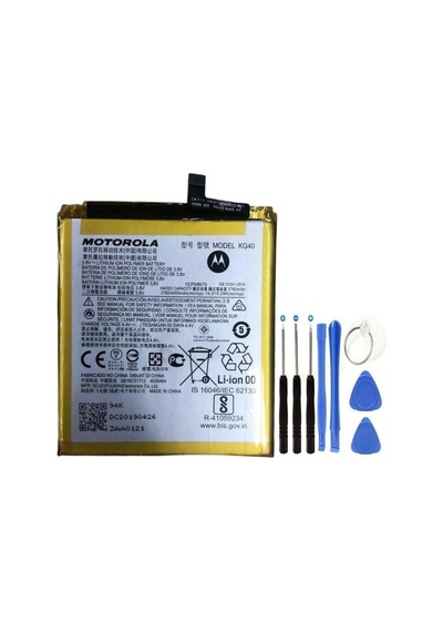 Senalstore Motorolla G8 Play Pil Batarya Kg40+tamir Set