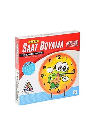 Ahşap Saat Boyama 5302