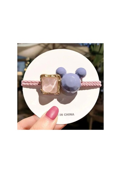 So-much Disney Taşlı Mickey Lastik Toka-6 Mavi - 255478017 Mavi - 255478017 Mavi