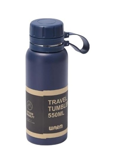 Çelik İçli Termos 850 Ml Mavi Skm004 Açık Beyaz