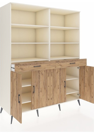Kronos Gardrop 10 Raflı 2 Çekmeceli 4 Kapaklı 176x59x221 Aytaşı-çam Çam Kronos Gardrop 10 Raflı 2 Çekmeceli 4 Kapaklı 176x59x221 Aytaşı-çam Çam