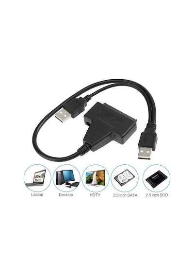 4543 Usb 2.5 3.5 İnç Sata Ssd Hdd Hard Disk Çevirici Dönüştürücü