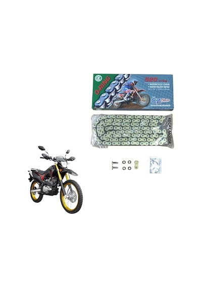 Yuki Victor 250 Cross O-ringli Cz Çekya Motosiklet Zinciri 520-120l Zincir