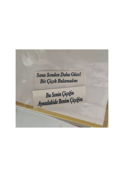 Kişiye Özel Solmayan Kırmızı Aynalı Gül Buketi Kırmızı - 738283607 Kırmızı