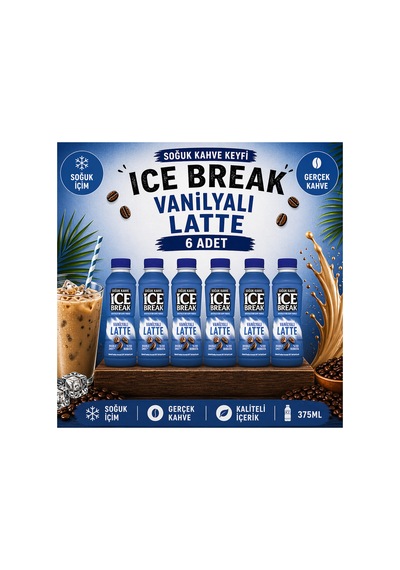 İce Break Vanilyalı Latte 6 Adet Diğer