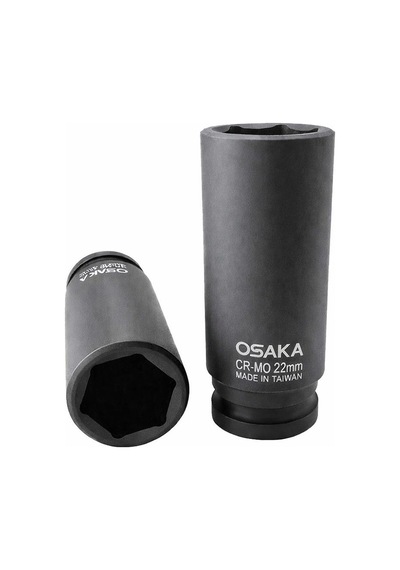 Osaka 1/2 Altı Köşe Havalı Derin Lokma 22 Mm