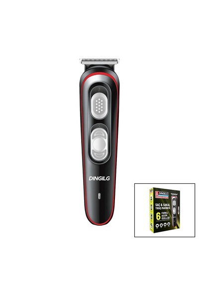 Go İthalat Saç - Sakal Kesme Traş Makinesi 6 Farklı Kesim Usb Şarjlı 2 Kademe Bıçak Ayarı Rd-055