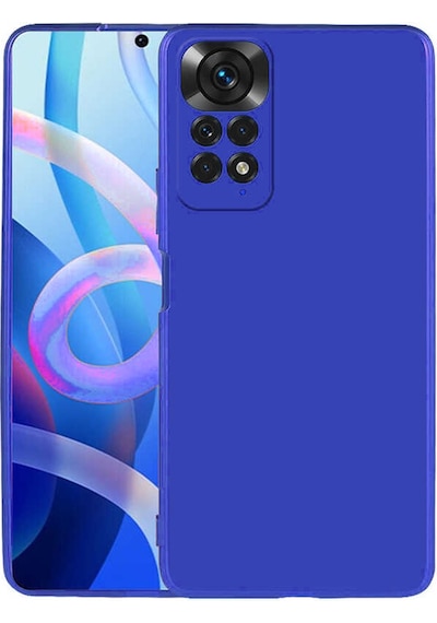 Xiaomi Redmi Note 12 Pro 4g Kılıf Mkst Premier Silikon Kapak - Saks Mavi Mavi